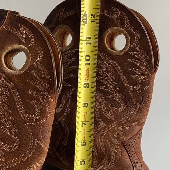 Men's Ariat Leather Western Cowboy Boots 10 D - Picture 10 of 16